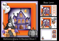 Halloween Gnome & Haunted House 1