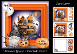 Halloween Gnome & Haunted House 2