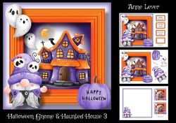 Halloween Gnome & Haunted House 3