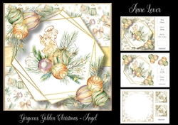 Gorgeous Golden Christmas - Angel