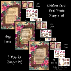 Christmas Carol Sheet Music Bumper Kit