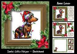 Santas Little Helper - Dachshund