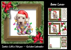 Santas Little Helper - Golden Labrador