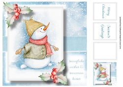 The Happy Snowman 2 8x8