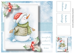 The Happy Snowman 1 8x8