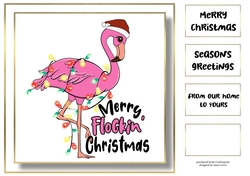 Christmas Animal Helper - Flamingo