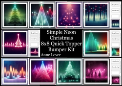 Simple Neon Christmas Bumper Kit