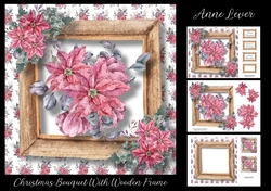Christmas Bouquet With Wooden Frame 1