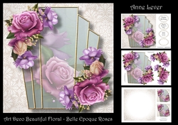 Art Deco Beautiful Floral - Belle Epoque Roses
