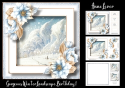 Gorgeous Winter Landscape Birthday 1