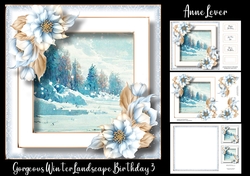Gorgeous Winter Landscape Birthday 3