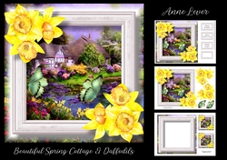 Beautiful Spring Cottage & Daffodils