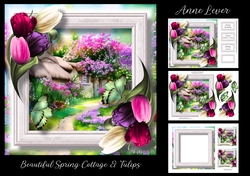 Beautiful Spring Cottage & Tulips