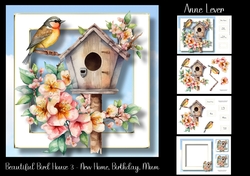 Beautiful Bird House 3 - New Home, Birthday, Mum