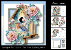 Beautiful Bird House 4 - New Home, Birthday, Mum