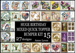 Huge Birthday Mixed QUICK TOPPER Bumper Kit 15