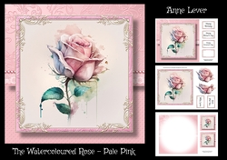 The Watercoloured Rose - Pale Pink