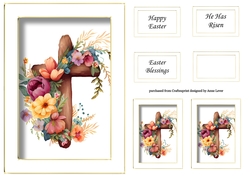 Easter Floral Cross 5