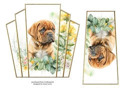 7x7 Art Deco Stacker - Mastiff Pup