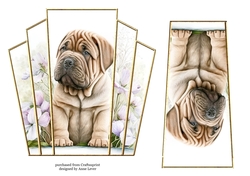 7x7 Art Deco Stacker - Shar Pei Pup