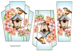Art Deco Stacker - Beautiful Bird 2