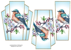 Art Deco Stacker - Beautiful Bird 5