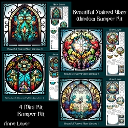 Beautiful Stained Glass Window Bumper Kit