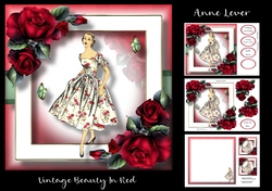 Vintage Beauty In Red