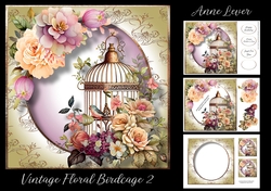 Vintage Floral Birdcage 2
