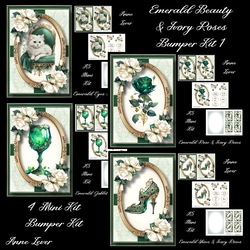 Emerald Beauty & Ivory Roses Bumper Kit 1