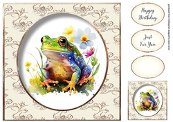 Simple Painted Frog
