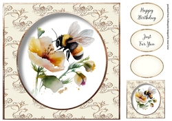 Simple Painted Bee