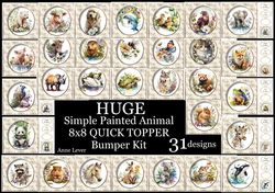 HUGE Simple Painted Animals Bumper Kit
