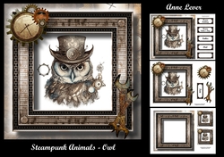 Steampunk Animals - Owl