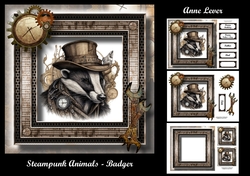 Steampunk Animals - Badger