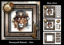 Steampunk Animals - Lion