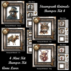 Steampunk Animals Bumper Kit 4
