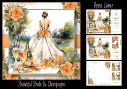 Beautiful Bride & Champagne