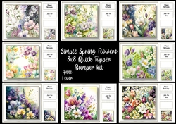 Simple Spring Flowers Bumper Kit