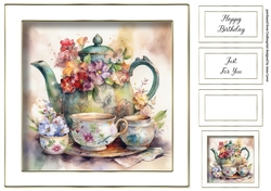 Vintage Teapot & Teacups 1