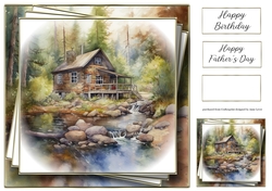 Rustic Riverside Cabin 1