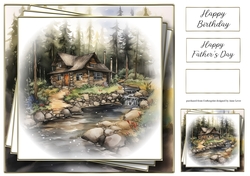 Rustic Riverside Cabin 8