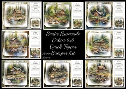 Rustic Riverside Cabin Bumper Kit