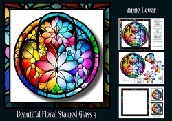 Beautiful Floral Stained Glass 3
