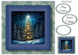 The Forest Christmas Tree No Flowers 1 8x8