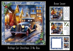 Vintage Car Christmas 3 (No Bow)