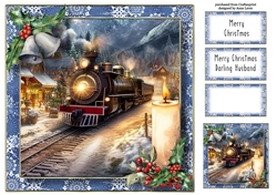 The Christmas Steam Train 3 8x8