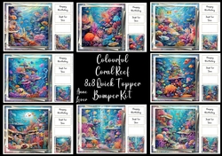 Colourful Coral Reef Bumper Kit