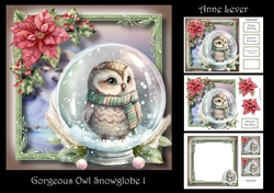 Gorgeous Owl Snowglobe 1