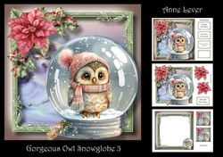 Gorgeous Owl Snowglobe 3